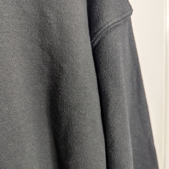 Aerie Womens Sweatshirt Size XS Gray Cropped Long Sleeve Crewneck Top - Picture 4 of 5